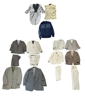 Lot 692 - Five assorted suit jackets and three suits,...