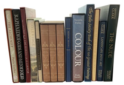 Lot 595 - FOLIO SOCIETY; twelve assorted art related...