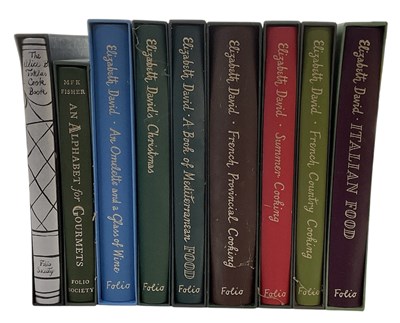 Lot 598 - FOLIO SOCIETY, nine books relating to cookery,...