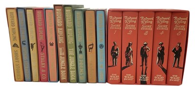 Lot 585 - FOLIO SOCIETY; eleven Rudyard Kipling books,...