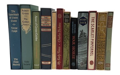 Lot 586 - FOLIO SOCIETY; twelve assorted books, all in...