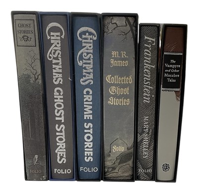Lot 614 - FOLIO SOCIETY; six crime related books and...