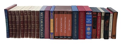 Lot 574 - FOLIO SOCIETY; twenty-two books, all relating...