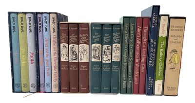 Lot 579 - FOLIO SOCIETY; nine assorted children's books...