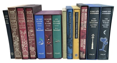 Lot 601 - FOLIO SOCIETY; eleven Robert Louis Stevenson...