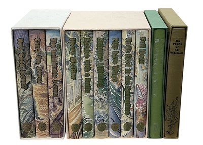 Lot 582 - FOLIO SOCIETY; four books by P G Wodehouse,...