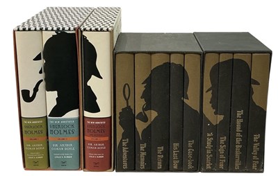 Lot 584 - FOLIO SOCIETY; four boxed sets of Sherlock...