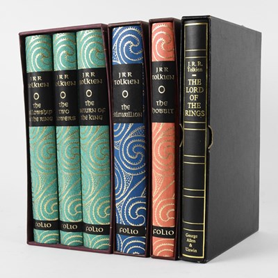 Lot 581 - FOLIO SOCIETY; four books by J R R Tolkien...
