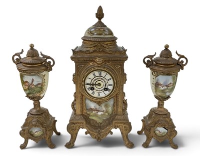 Lot 197 - A late 19th century French gilt metal ormolu...