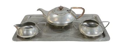 Lot 709 - An early 20th century Art Nouveau hammered...