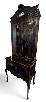 Lot 91 - A late 19th/early 20th century fret carved...