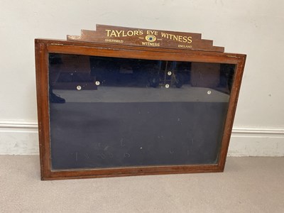 Lot 38A - TAYLOR'S EYE WITNESS; an original mahogany...