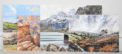 Lot 1501 - EDGAR HODGES (1928-2025); four oils on board...