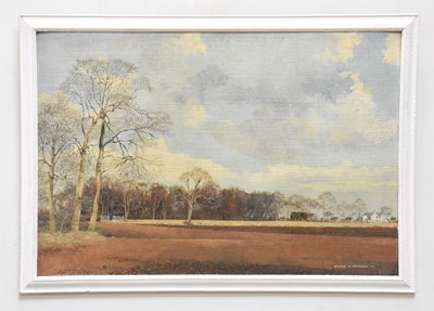 Lot 1580 - EDGAR HODGES (1928-2025); oil on board,...