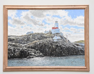Lot 1584 - EDGAR HODGES (1928-2025); oil on board,...