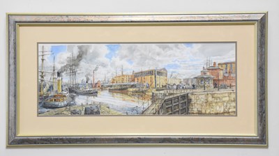 Lot 1525 - EDGAR HODGES (1928-2025); watercolour,...