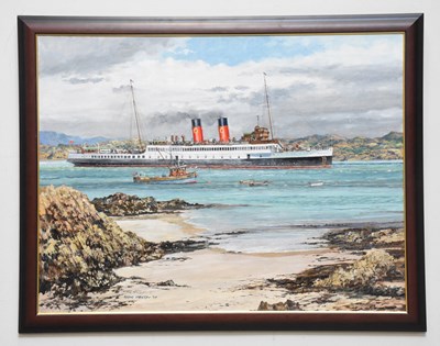 Lot 1612 - EDGAR HODGES (1928-2025); oil on board, 'King...