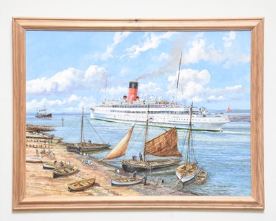 Lot 1511 - EDGAR HODGES (1928-2025); oil on board, steam...