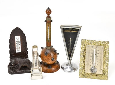Lot 274 - RELIANCE DIE & STAMPING CO; desk thermometer...