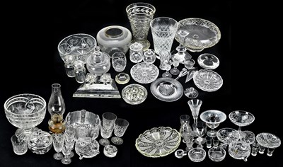 Lot 1454 - A large collection of cut glass including...