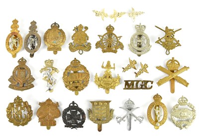 Lot 1224 - A large collection of assorted military cap...
