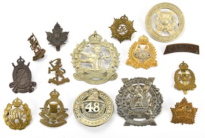 Lot 1186 - CANADIAN REGIMENTAL INTEREST; a collection of...