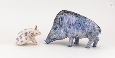 Lot 43 - ANNE PARKER SMITH; an earthenware sculpture of...