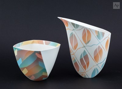 Lot 588 - SASHA WARDELL (born 1956); a slipcast...