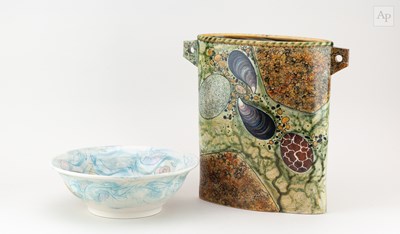 Lot 12 - ADRIAN BROUGH (born 1962); a large lugged oval...