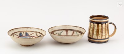 Lot 56 - BERNARD FORRESTER (1908-1990); a pair of...