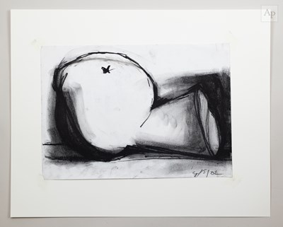 Lot 242 - GORDON BALDWIN (1932-2025); a charcoal on...