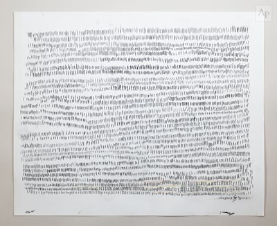 Lot 239 - GORDON BALDWIN (1932-2025); charcoal on paper...