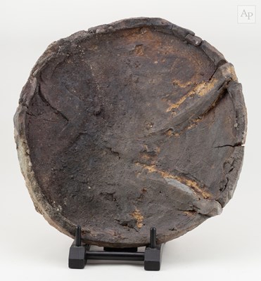 Lot 82 - CHARLES BOUND (born 1939); a large wood fired...
