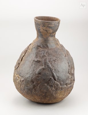 Lot 79 - CHARLES BOUND (born 1939); a large wood fired...