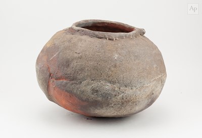 Lot 87 - CHARLES BOUND (born 1939); a squat wood fired...