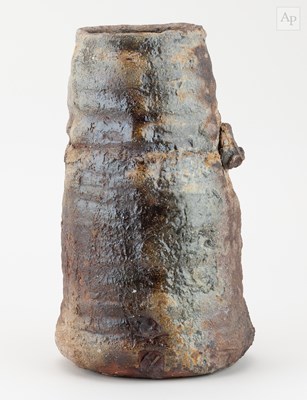 Lot 75 - CHARLES BOUND (born 1939); a faceted wood...