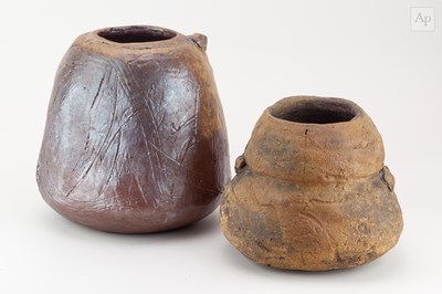 Lot 100 - CHARLES BOUND (born 1939); a wood fired...
