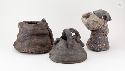 Lot 103 - CHARLES BOUND (born 1939); a wood fired...