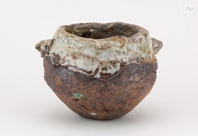 Lot 77 - CHARLES BOUND (born 1939); a globular wood...