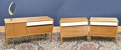 Lot 1427 - E GOMME FOR G-PLAN; a teak and laminated three...