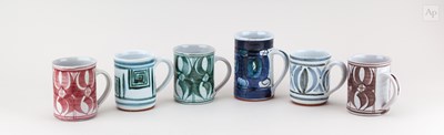 Lot 185 - DAVID TIPLER for Aldermaston Pottery; a trio...