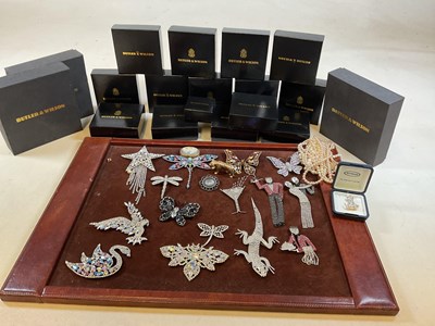 Lot 604 - A  collection of costume jewellery of mainly...