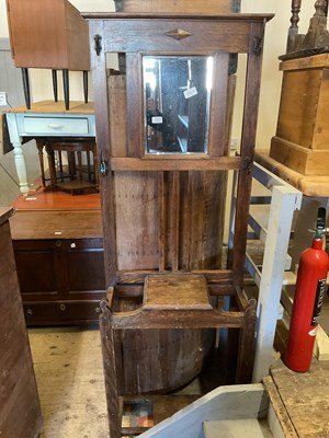 Lot 10 - Two early 20th century hall stands, including...