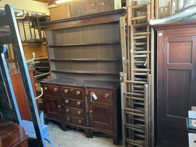 Lot 11 - A 19th century simulated oak pine breakfront...