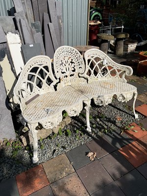 Lot 128 - A white painted in the style of Coalbrookdale...