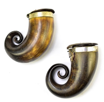 Lot 4 - Two 19th century Scottish snuff mulls