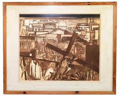 Lot 672 - HUBERT KIM KEMPSHALL (born 1934); monochrome...