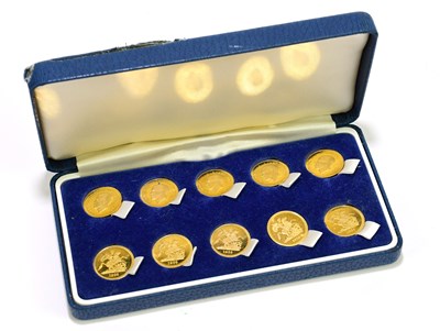 Lot 1391 - A collection of ten King Edward VIII 9ct gold '...