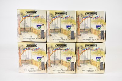 Lot 338 - MATCHBOX; 'A Taste of France' six 1947 Citroën...