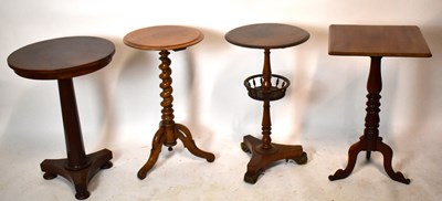 Lot 1617 - A 19th century mahogany sewing table